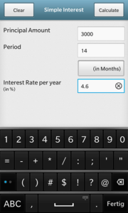 Interest Calculator